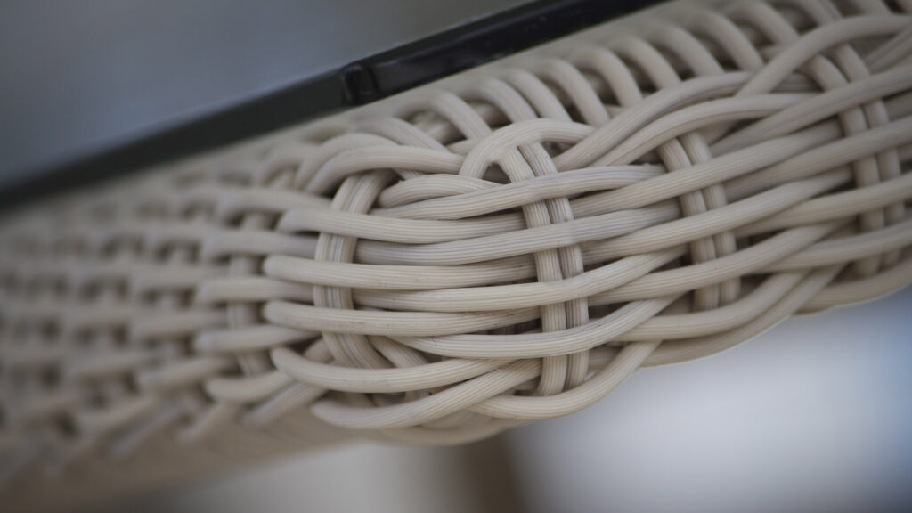 21120 CALDERAN Skyline Design DINING TABLE 200x100 WHITE WASH POLYROD 3 mm 03