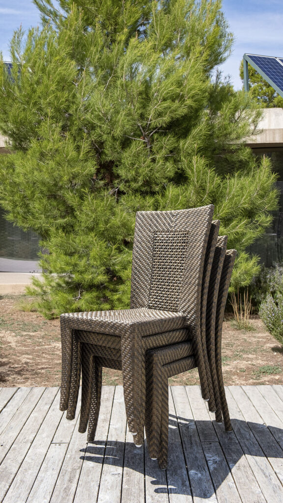 222403 MADISON Skyline Design DINING CHAIR BRONZE FLAT-FLAT 7 mm 07