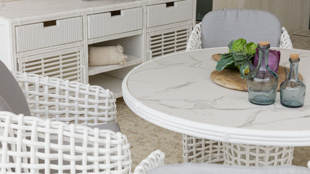 22460.12D Dynasty Skyline Dining Table WHITE Mushroom 15mm 05