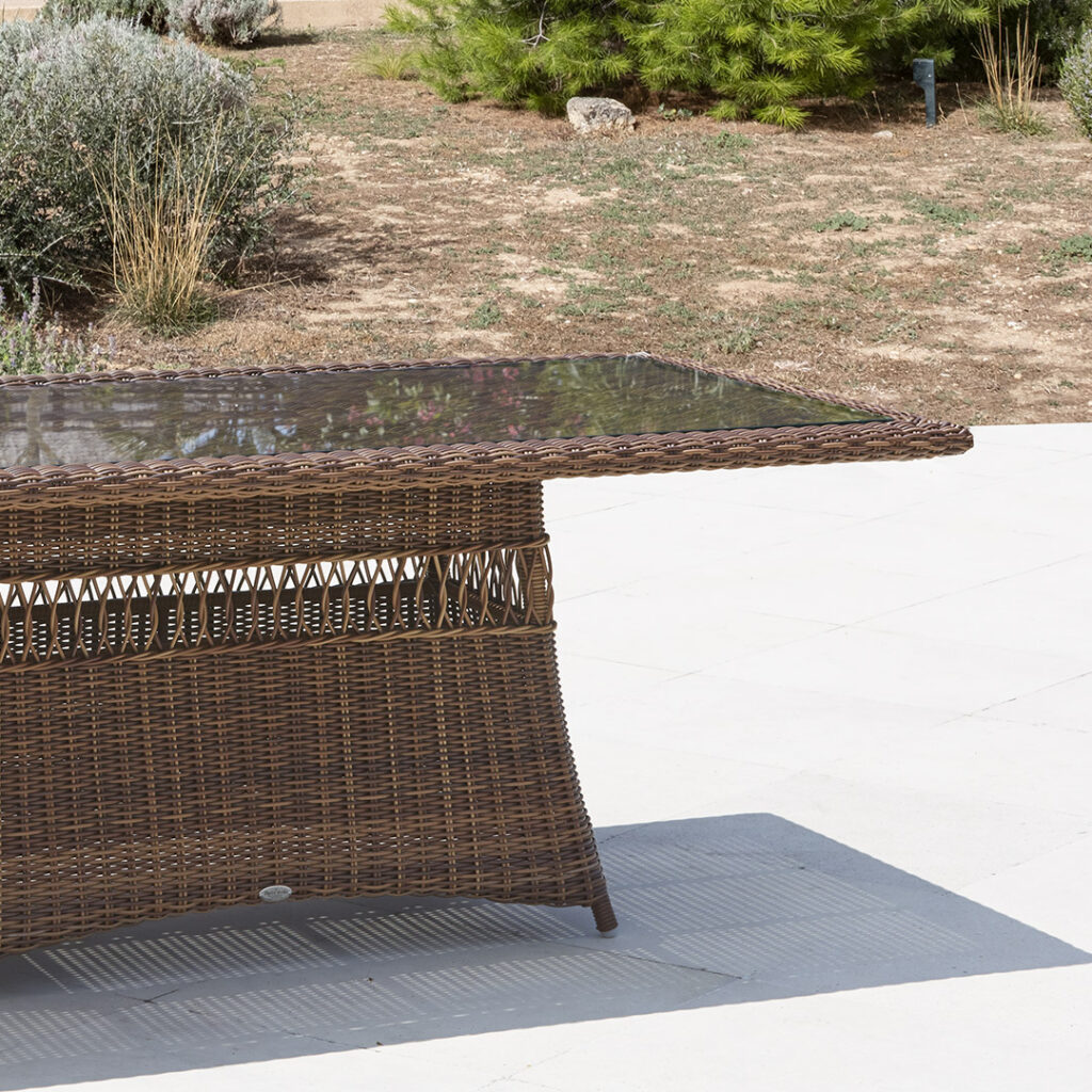 22550.20 EBONY Skyline DINING TABLE RED PULUT OMEGA 6 mm 05