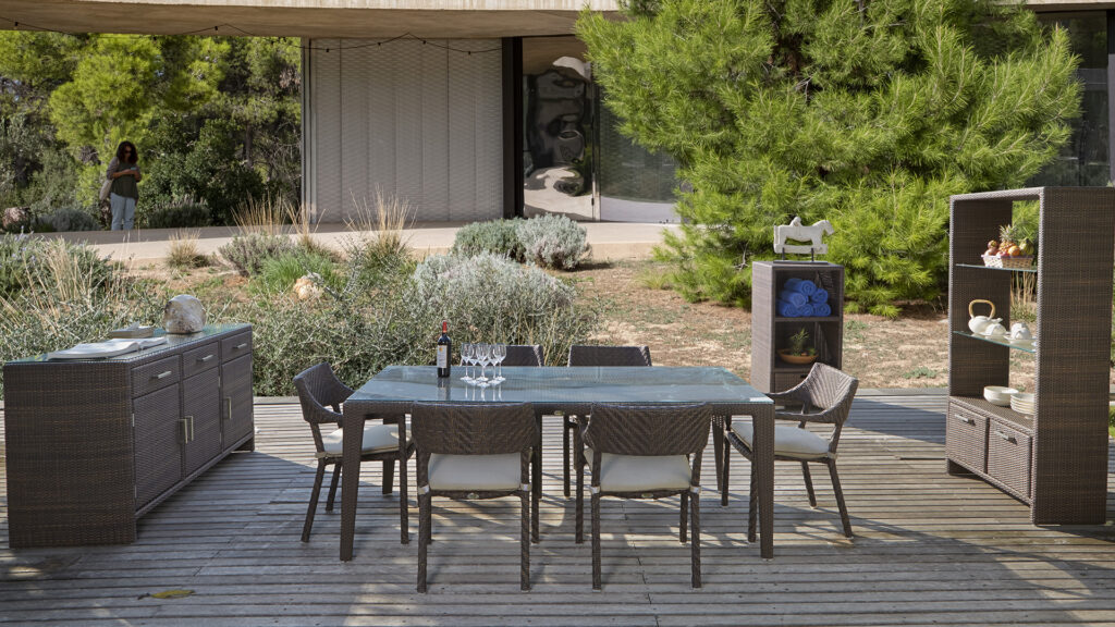 22694 PLANK Skyline DINING ARMCHAIR MOCCA Polypeel 7 mm 03