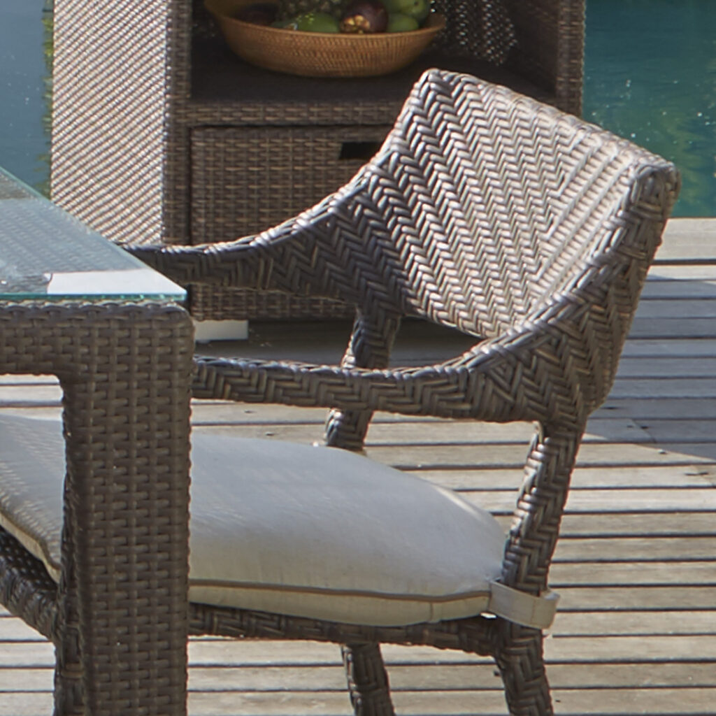 22694 PLANK Skyline DINING ARMCHAIR MOCCA Polypeel 7 mm 06