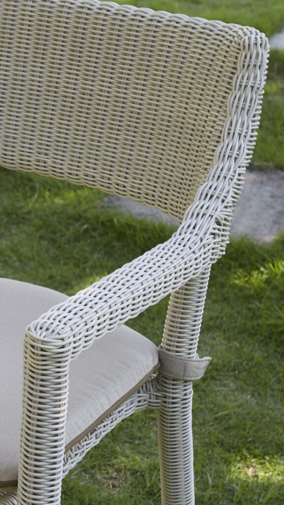 22694 PLANK Skyline Design DINING ARMCHAIR WHITE WASH POLYROD 3 mm 06