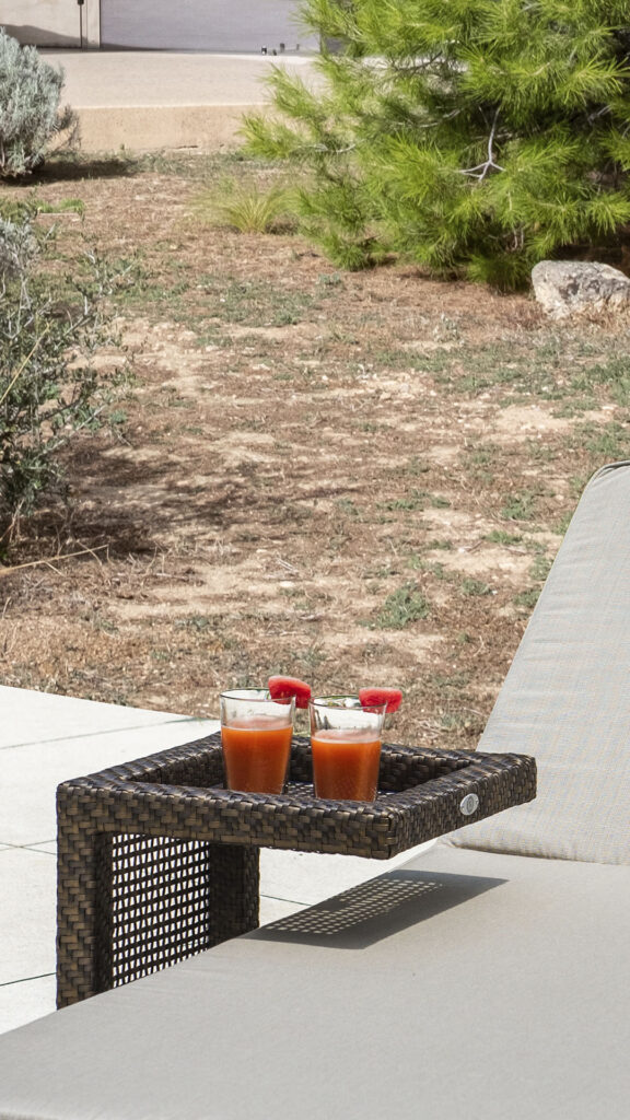 22701 MADISON Skyline Design AUXILIARY TABLE BRONZE FLAT-FLAT 7 mm 06