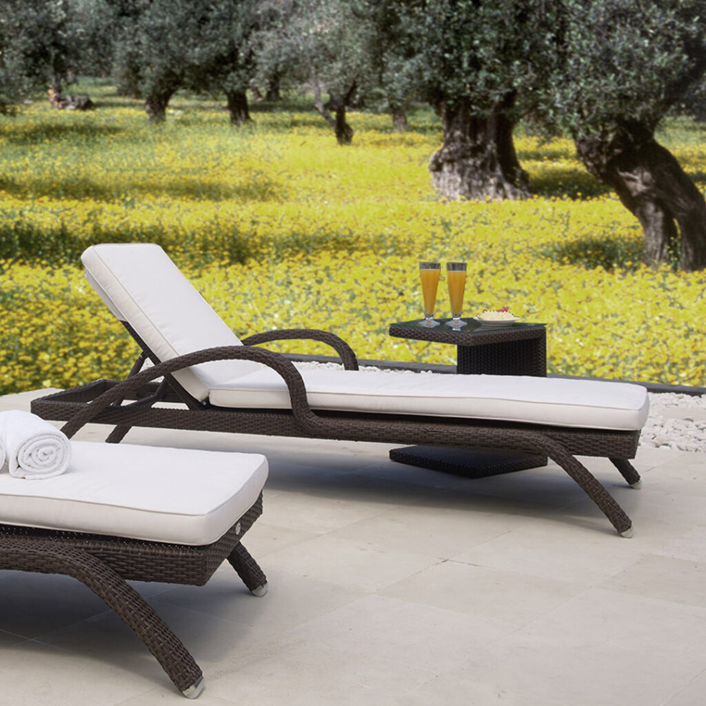 22852 IMPERIAL Skyline Design LOUNGER MOCCA Polypeel 7 mm 07