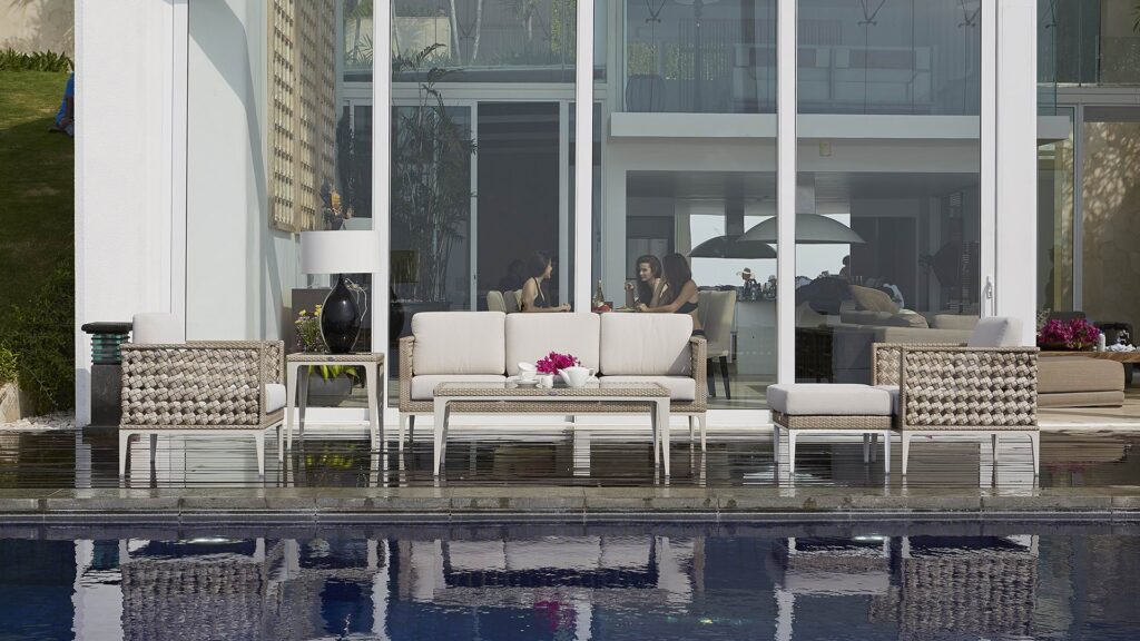 23062 HEART Loveseat SEASHELL FLAT-FLAT Skyline Design 07