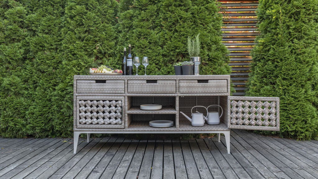 23073 HEART SIDEBOARD SEASHELL FLAT-FLAT Skyline Design 03