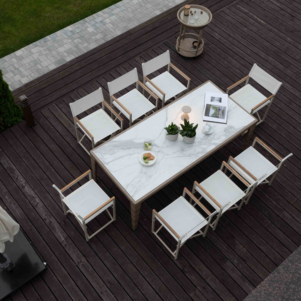 23091.22 Dining Table JourneySeashell FF 7mm Skyline Design 12