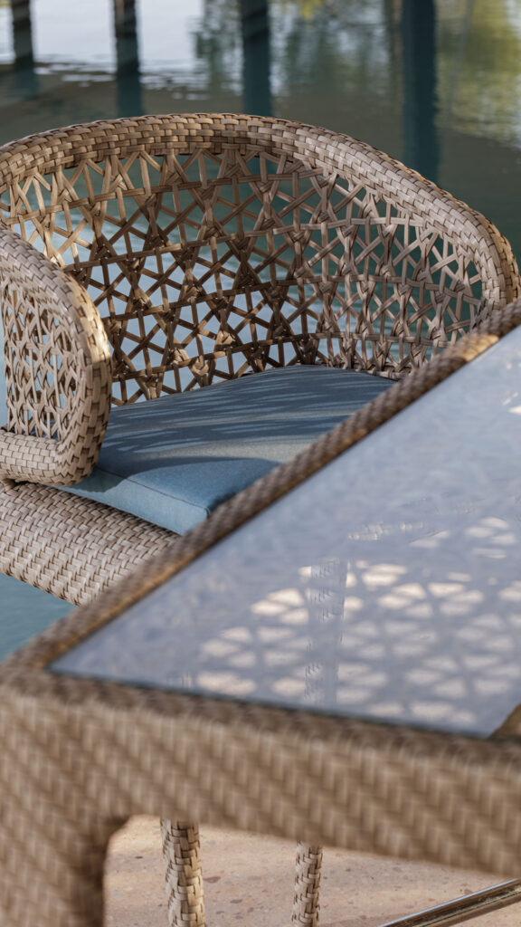 23097-Rect-Bar-Table-Journey-Seashell-FF-7mm-Skyline-Design-04