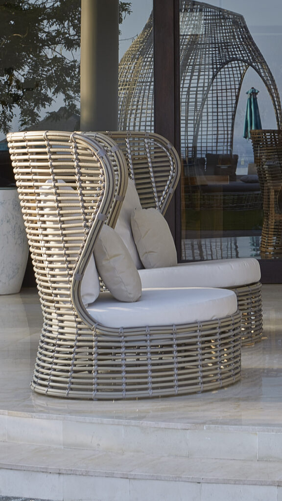 23191 DRONE Skyline Design ARMCHAIR MOCCA Polypeel 7 mm 04