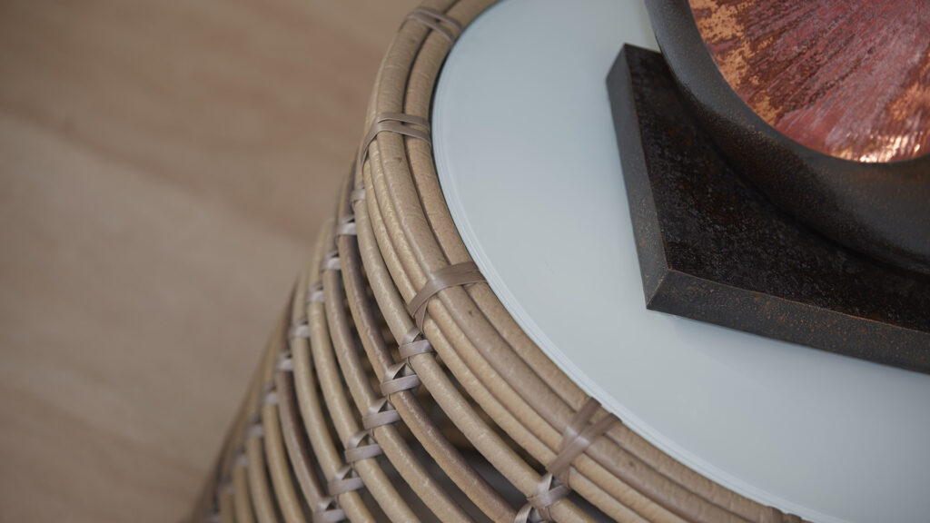 23195 DRONE Skyline Design SIDE TABLE KUBU MUSHROOM 15 mm 05