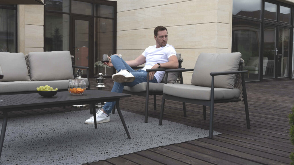 23681 LOTUS Skyline Design ARMCHAIR ATMOSPHERE PALM strap 16X5 mm 03