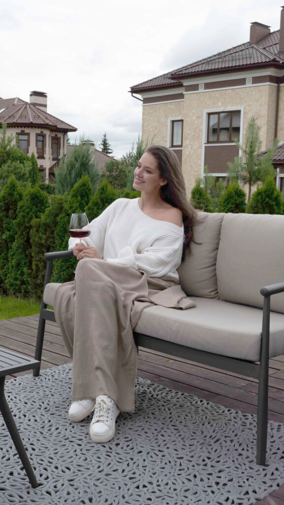 23682 LOTUS Skyline Design LOVESEAT ATMOSPHERE PALM strap 16X5 mm 04-1