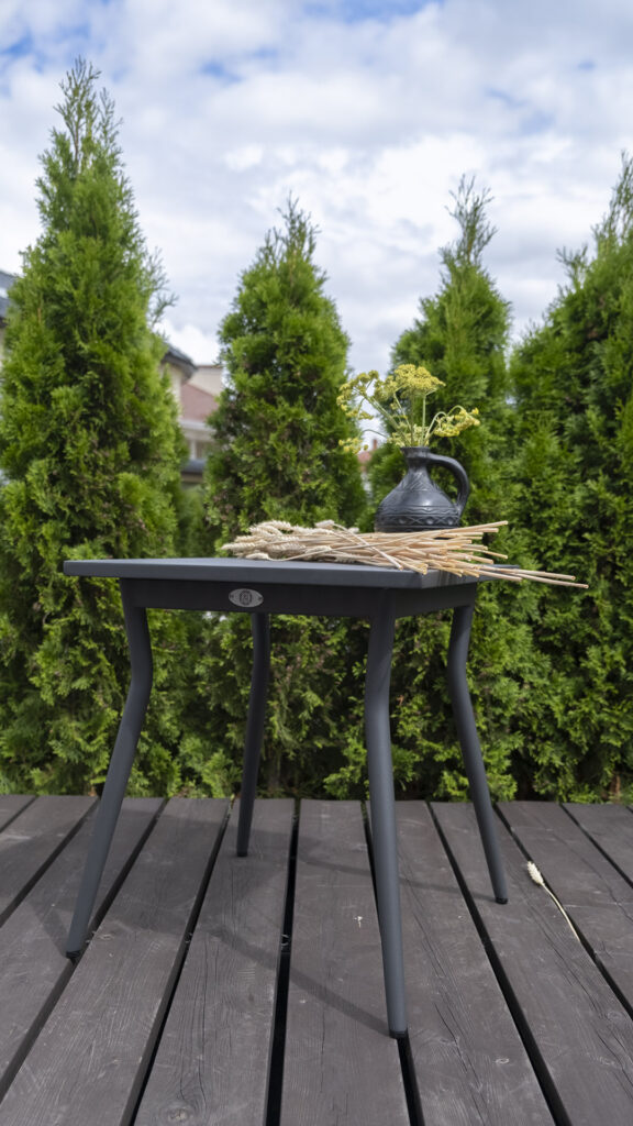 23685 LOTUS Skyline Design SIDE TABLE ATMOSPHERE PALM strap 16X5 mm 06