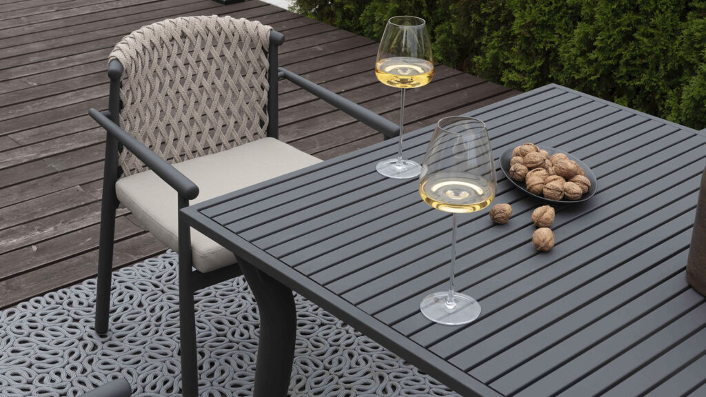 23688.10 LOTUS Skyline Design DINING TABLE ATMOSPHERE PALM strap 16X5 mm 04