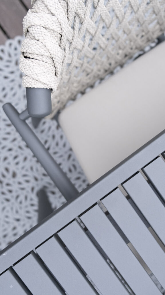 23688.20 LOTUS Skyline Design DINING TABLE ATMOSPHERE PALM strap 16X5 mm 04