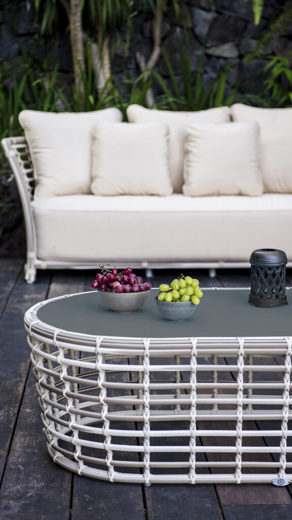 23764 COFFEE TABLE VILLA OFF WHITE MUSHROOM Skyline Design 07