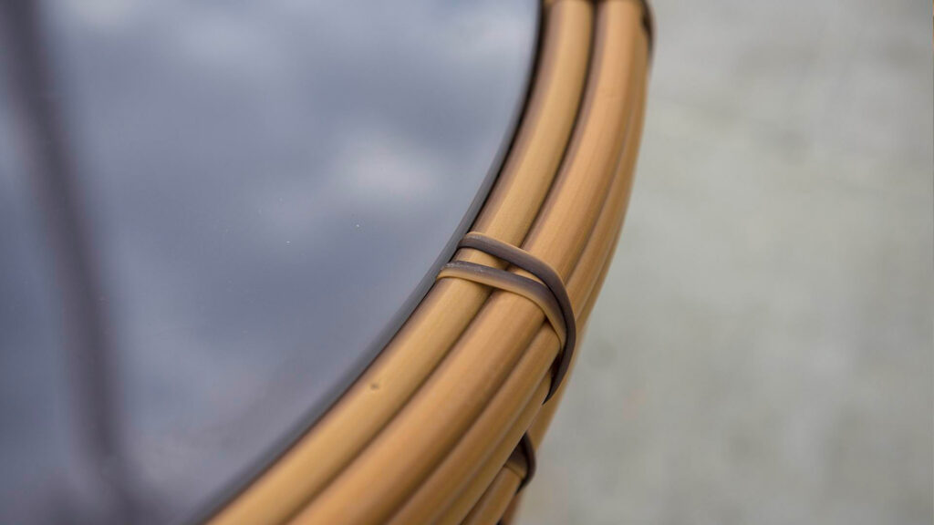 23765 SIDE TABLE VILLA NATURAL RATTAN MUSHROOM Skyline Design 09