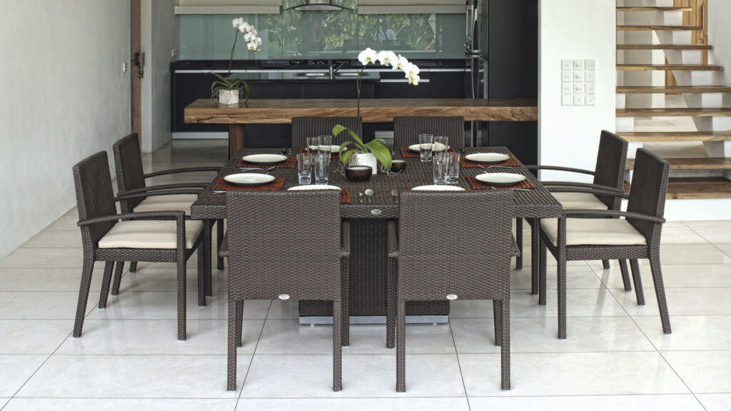 2382 NEVADA Skyline Design DINING ARMCHAIR MOCCA Polypeel 7 mm 03