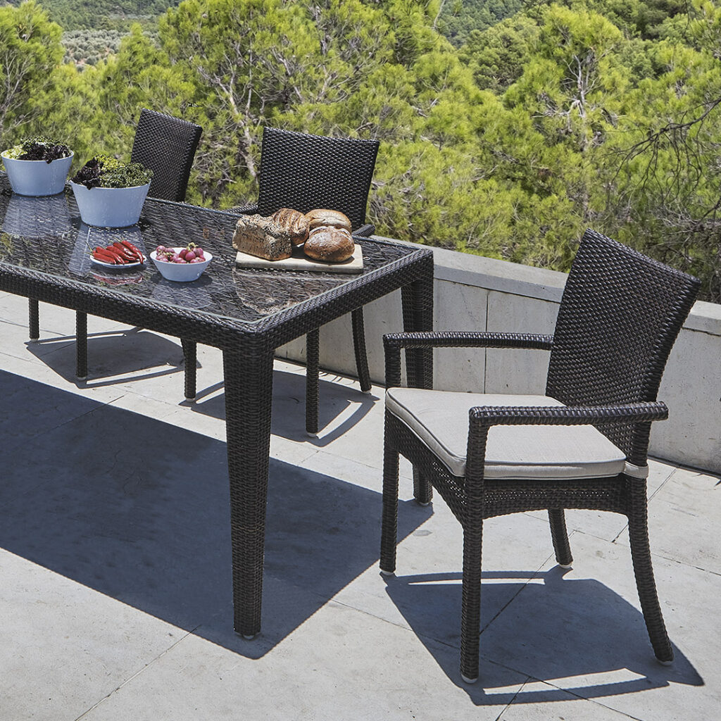 2386.22 MALTA Skyline Design DINING TABLE MOCCA Polypeel 7 mm 04