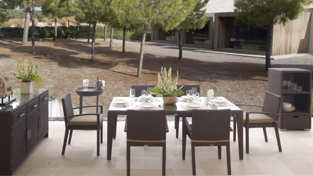 2386.30 MALTA Skyline Design DINING TABLE MOCCA Polypeel 7 mm 03