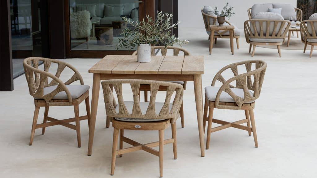24100_Square_Dining table Krabi_Natural Teak_Skyline Design_3