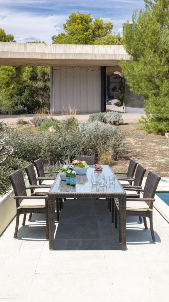 2424 RIA Skyline Design DINING ARMCHAIR MOCCA Polypeel 7 mm 04