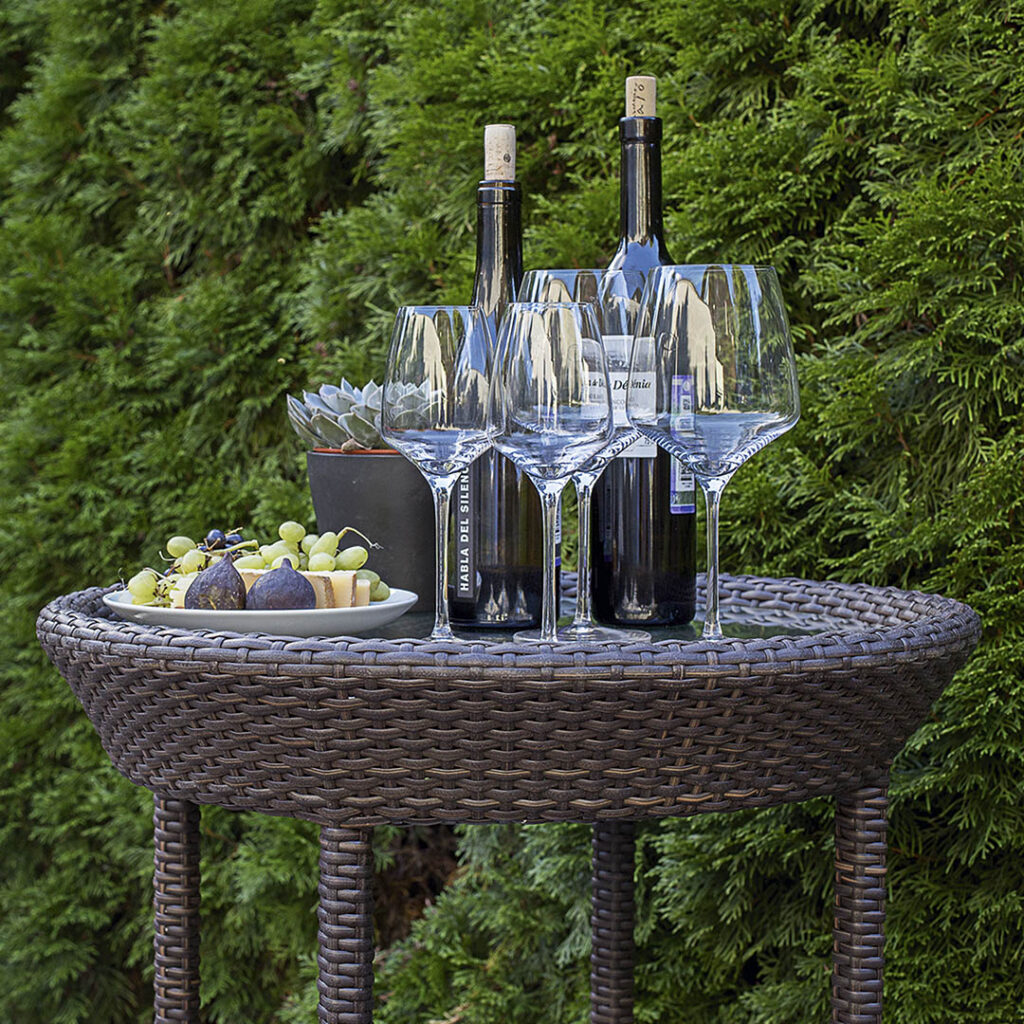 2990 CALLY Skyline Design SERVING TABLE MOCCA Polypeel 7 mm 03