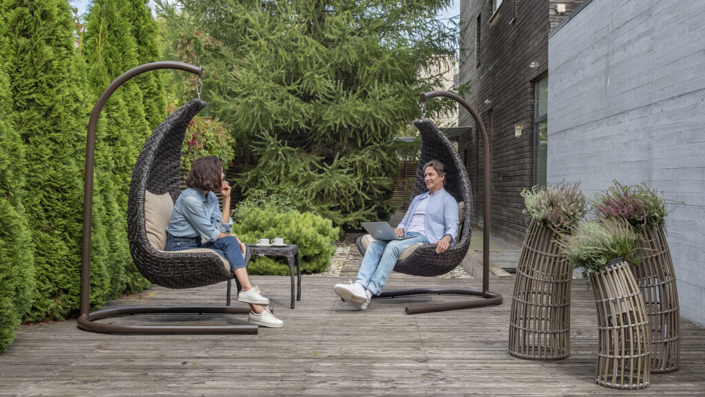 30049 CELESTE Skyline Design HANGING CHAIR BROWN OMEGA 10 mm Skyline Design 03