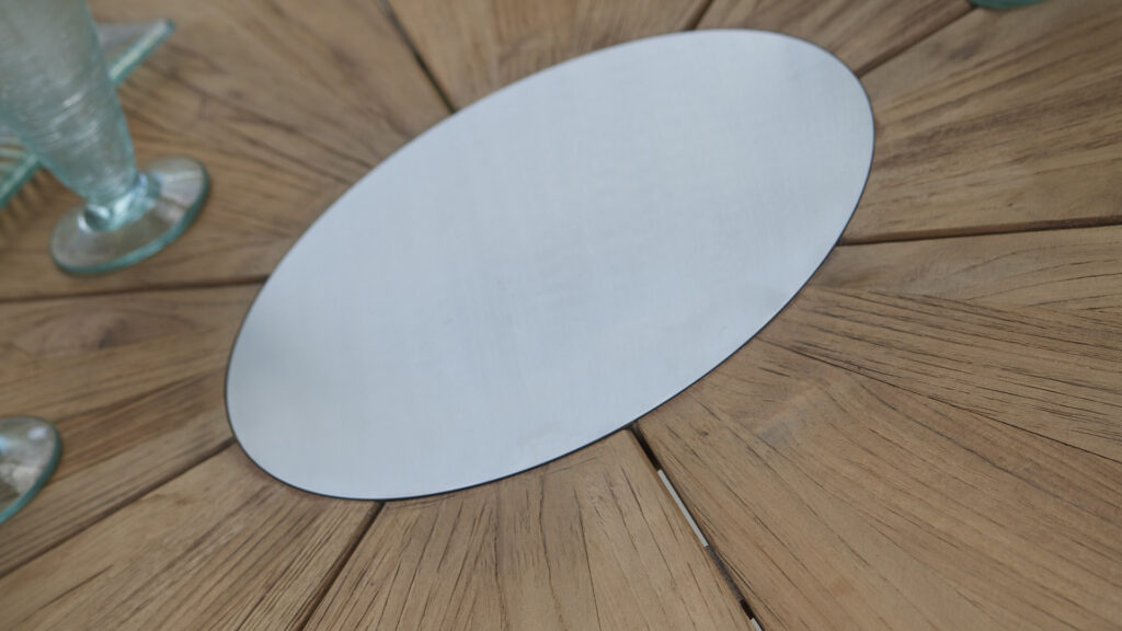 41302 NAUTIC Skyline Design DINING TABLE D120 WHITE WASH POLYROD 3 mm 03